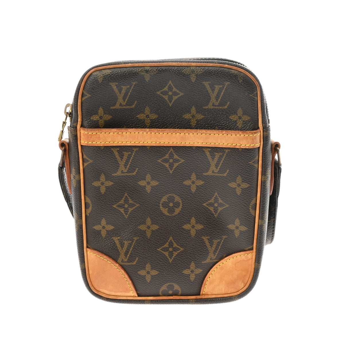 LOUIS VUITTON ルイヴィトン モノグラム ダヌーブ ブラウン M45266 ユニセックス モノグラムキャンバス ショルダーバッグ Bランク 中古 