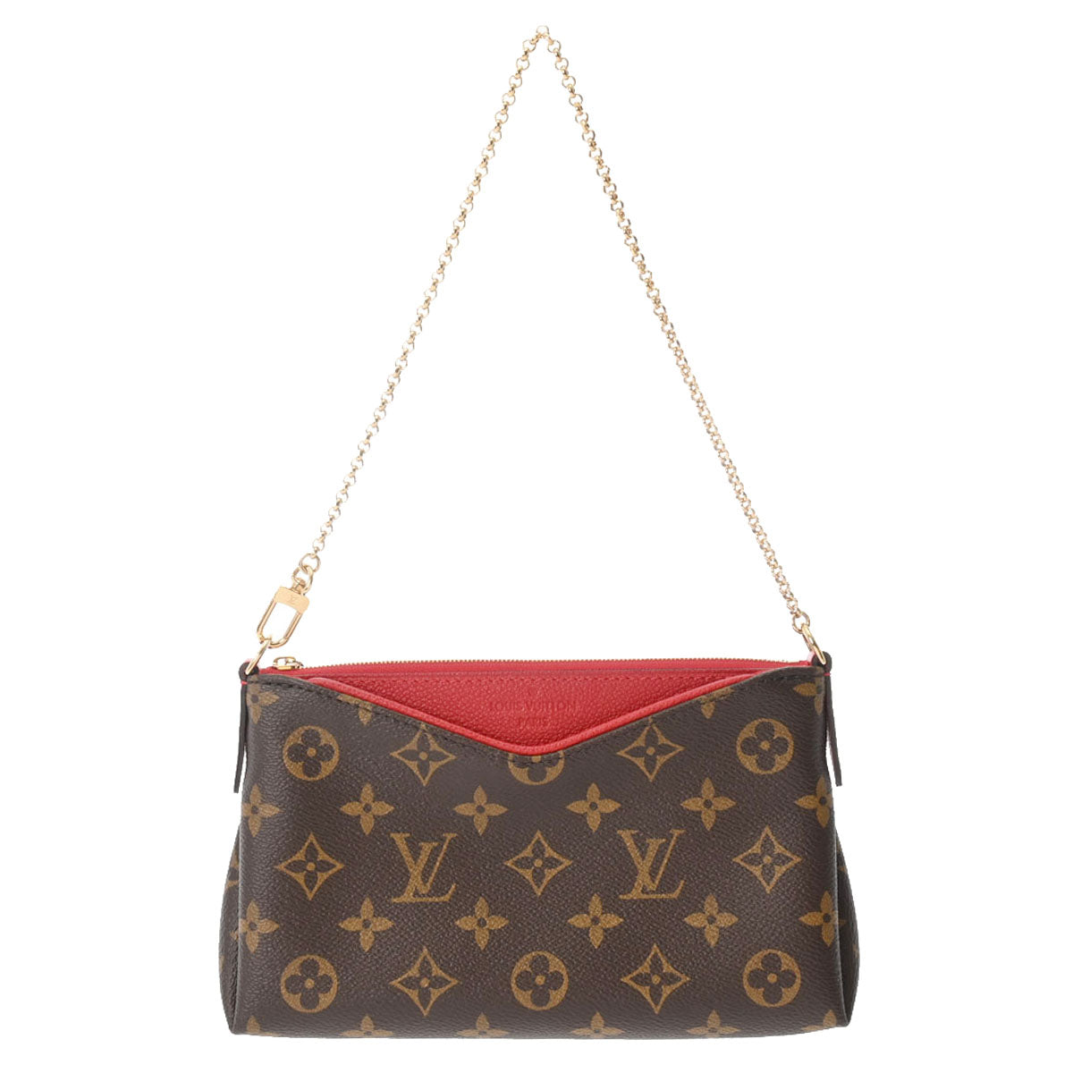 LOUIS VUITTON ルイヴィトン モノグラム パラスクラッチ 2WAY スリーズ M41638 レディース モノグラムキャンバス ショルダーバッグ Aランク 中古 