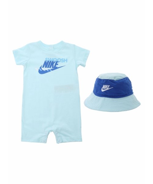 ベビー(12－24M) セット商品 NIKE(ナイキ) NKB B NSW PE ROMPER BKT HAT SE