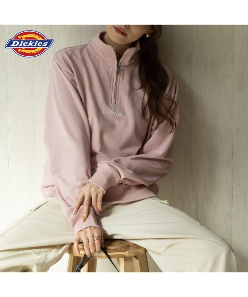 Dickies ディッキーズ ミニ裏毛ハーフジップトレーナー 4182－8931