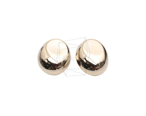 ERG-2761-G【2個入り】オーバルシェイプピアス,oval shape post Earring