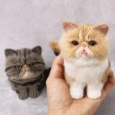 【オーダーメイドペット】羊毛フェルト、うちの子　猫ぬいぐるみ、フェルト猫、羊毛猫、肖像画、犬猫人形 プレゼントやギフトに