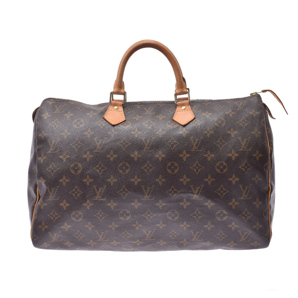 LOUIS VUITTON ルイヴィトン モノグラム スピーディ40 ブラウン M41522 ユニセックス モノグラムキャンバス ハンドバッグ Bランク 中古 