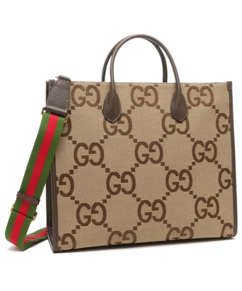 グッチ トートバッグ ジャンボGG キャンバス ブラウン メンズ GUCCI 678839 UKMDG 2570