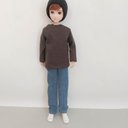 はるとくん 服　リカちゃんボーイフレンド 長袖　パンツ　ニット帽　3点セット