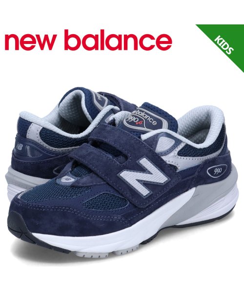 ニューバランス new balance 990 スニーカー メンズ Dワイズ MADE IN USA ネイビー M990NV6