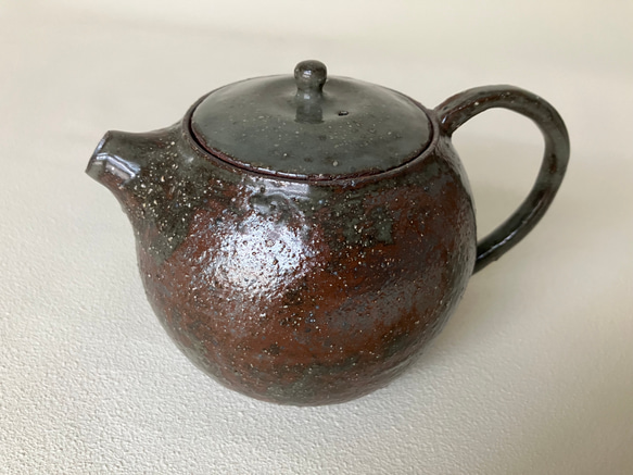 藍生鼠 あいおいねず　ティーポット　器　一点物　陶器　teapot　急須