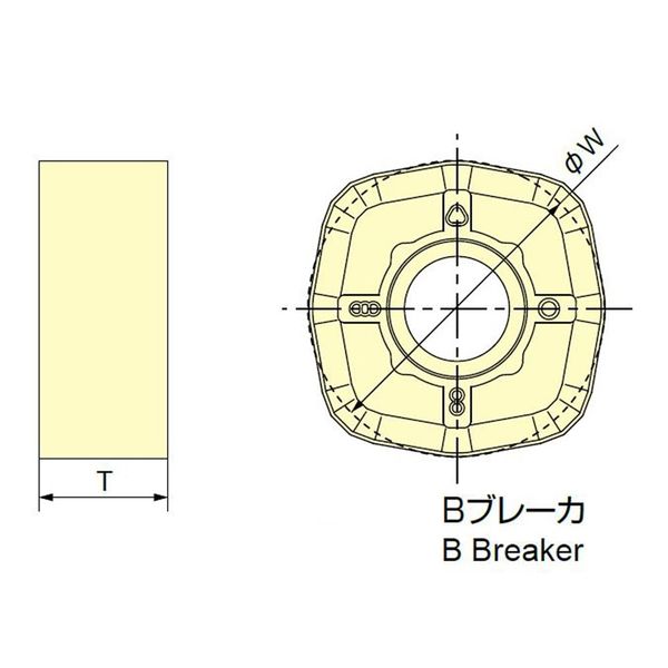 MOLDINO カッタ用インサート SNMU1607EN-B JM4160 1セット（10PC）（直送品）