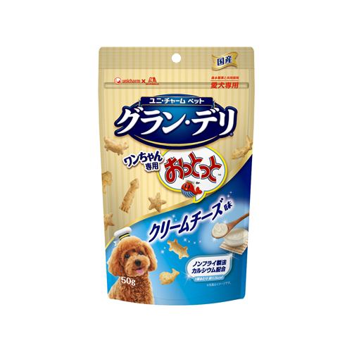 ユニ・チャームグラン・デリワンちゃん専用おっとっとクリームチーズ味５０ｇ