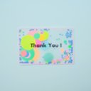 しゃかしゃか紙吹雪のメッセージカード「Thank You」