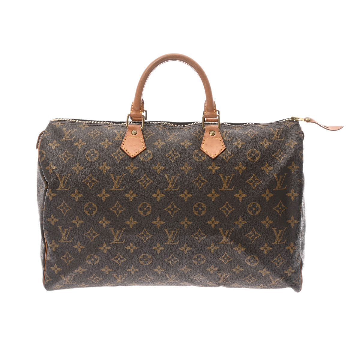 LOUIS VUITTON ルイヴィトン モノグラム スピーディ40 ブラウン M41522 ユニセックス モノグラムキャンバス ハンドバッグ Bランク 中古 