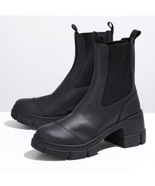 GANNI ショートブーツ Recycled Rubber Heeled City Boot