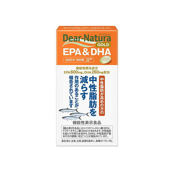 アサヒグループ食品 ディアナチュラ ゴールド EPA&DHA 60日 FC45698