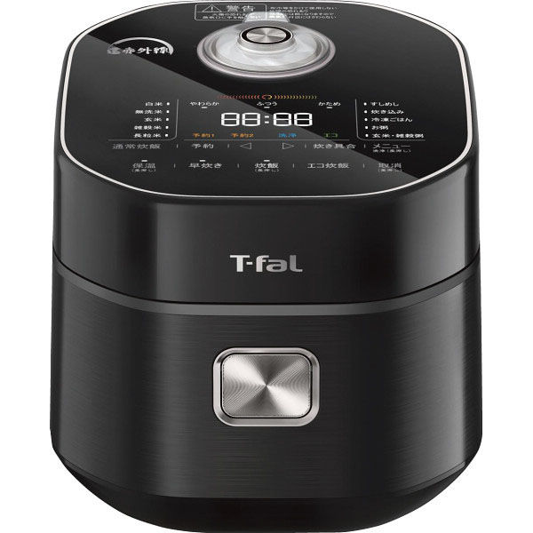 T-fal ティファール ザ・ライス遠赤外線IH炊飯器3.5合 ブラック 24-0366-078 1箱（直送品）