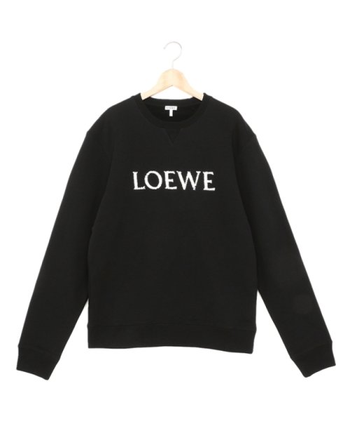 ロエベ スウェット トレーナー エンブロイダリー スウェットシャツ ロゴ トップス ブラック メンズ LOEWE H526Y24J26 1100