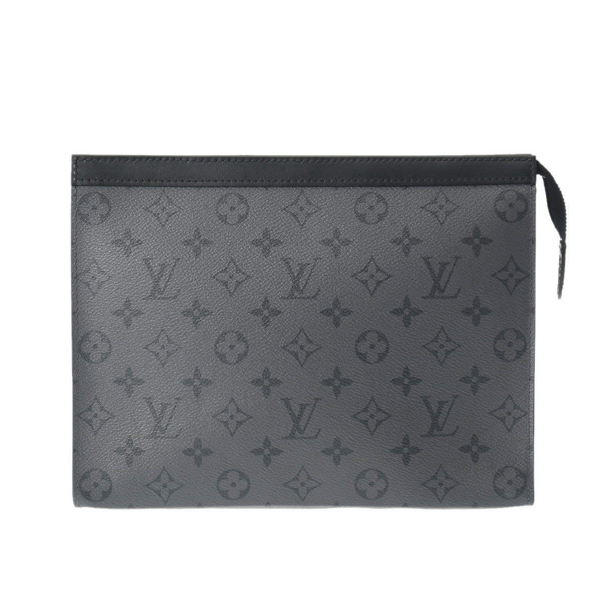 LOUIS VUITTON ルイヴィトン モノグラムエクリプス ポシェット ヴォワヤージュ グレー M63535 メンズ モノグラムキャンバス クラッチバッグ Aランク 中古 