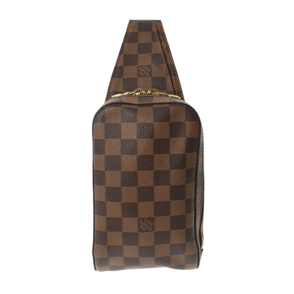 LOUIS VUITTON ルイヴィトン ダミエ ジェロニモス ブラウン N51994 ユニセックス ダミエキャンバス ボディバッグ ABランク 中古 