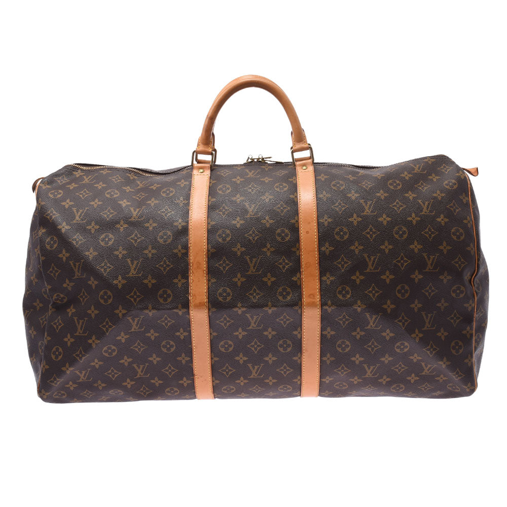 LOUIS VUITTON ルイヴィトン モノグラム キーポル 60 ブラウン M41422 ユニセックス モノグラムキャンバス ボストンバッグ Bランク 中古 