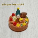 □sale ミニチュア　ホールケーキ　（クリスマス　チョコ）