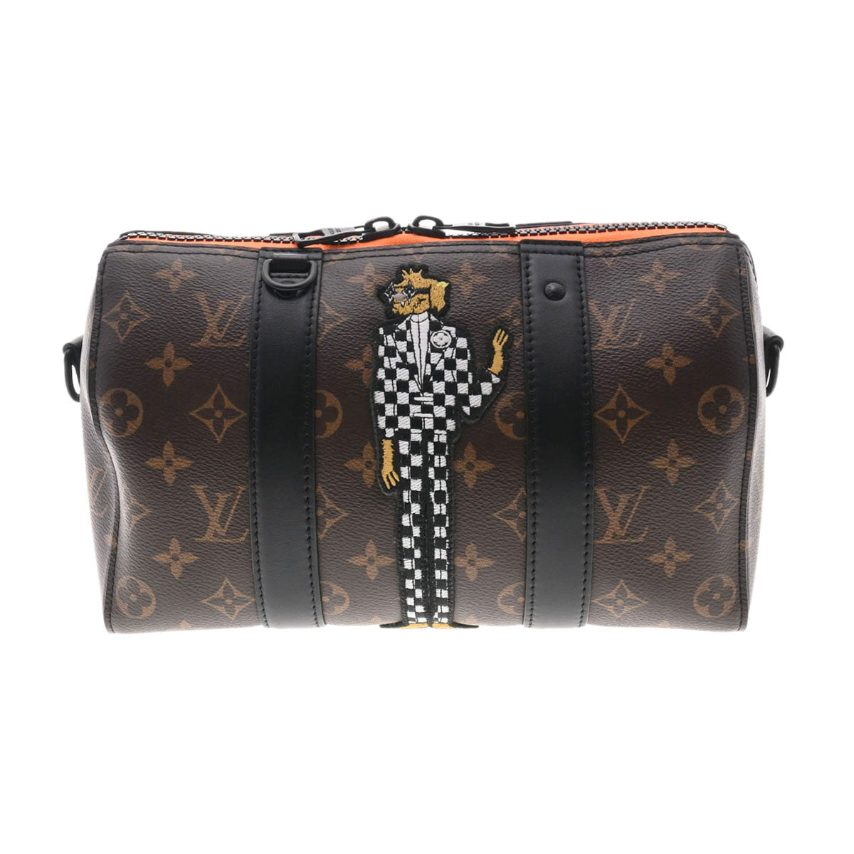 LOUIS VUITTON ルイヴィトン モノグラム LVフレンズ シティキーポル ブラウン M45652 メンズ モノグラムキャンバス ショルダーバッグ Aランク 中古 