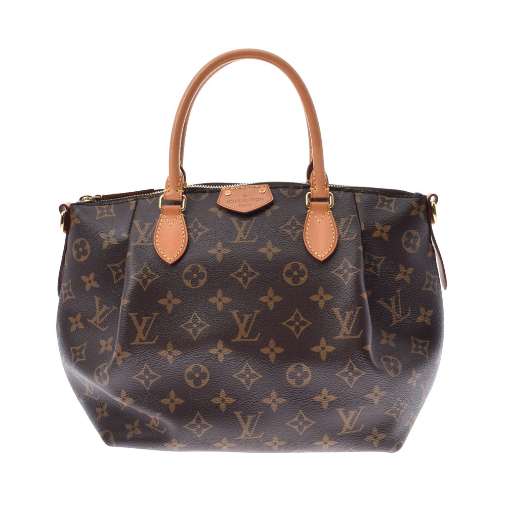 LOUIS VUITTON ルイヴィトン モノグラム テュレン PM 2WAY ブラウン M48813 レディース モノグラムキャンバス ハンドバッグ ABランク 中古 