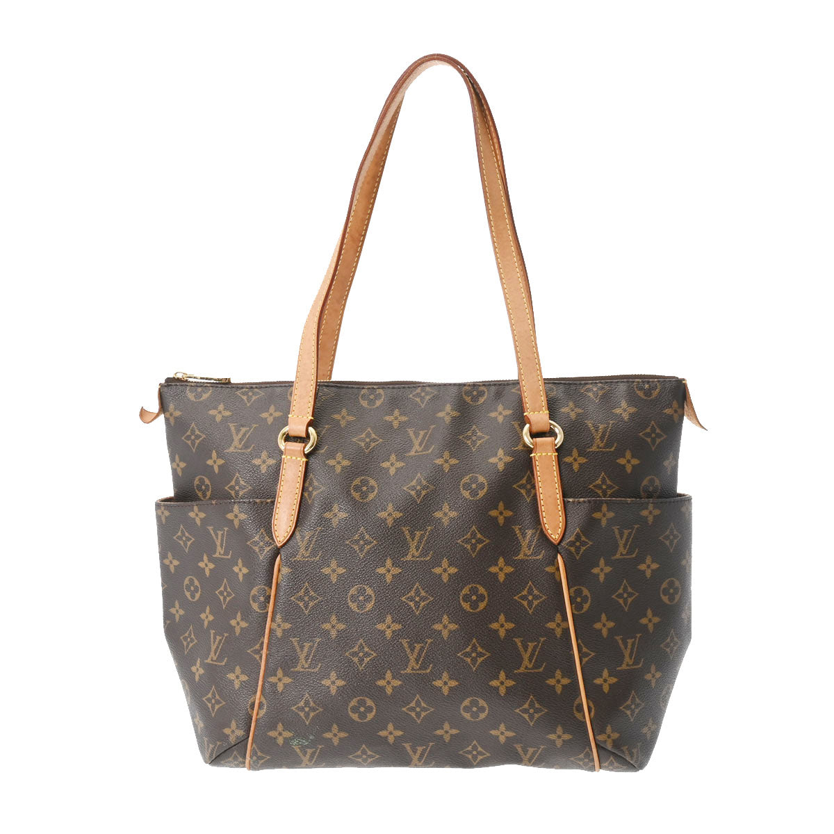 LOUIS VUITTON ルイヴィトン モノグラム トータリー MM ブラウン M41015 ユニセックス モノグラムキャンバス トートバッグ Bランク 中古 