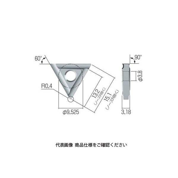 富士元工業 TAチップ TM32GSR HSS/TIALN 1セット（3個）（直送品）