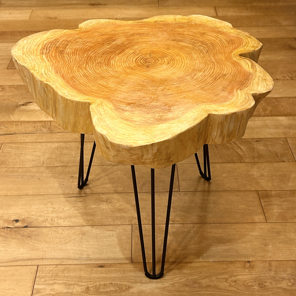 【Hinoki Iron  Table 】No.810