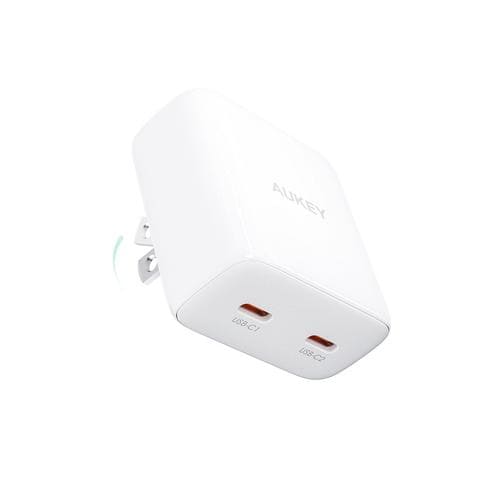 AUKEY PA-U4-WT USB充電器 Minima Duo 35W [USB-C 2ポート] ホワイト