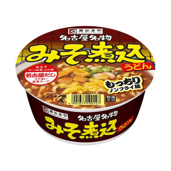 寿がきや カップみそ煮込うどん 106g FCV3936