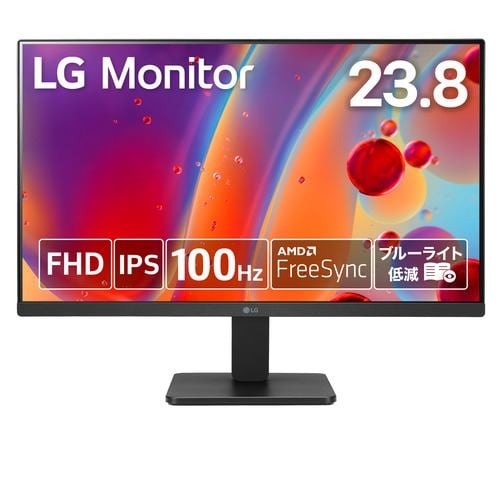 LGエレクトロニクス 24MR400-B 23.8型 LG Monitor IPS 100Hz sRGB99% AMD FreeSync 24MR400B