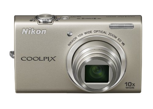 Nikon デジタルカメラ COOLPIX (クールピクス) S6200 プラチナシルバー S6200SL【中古品】