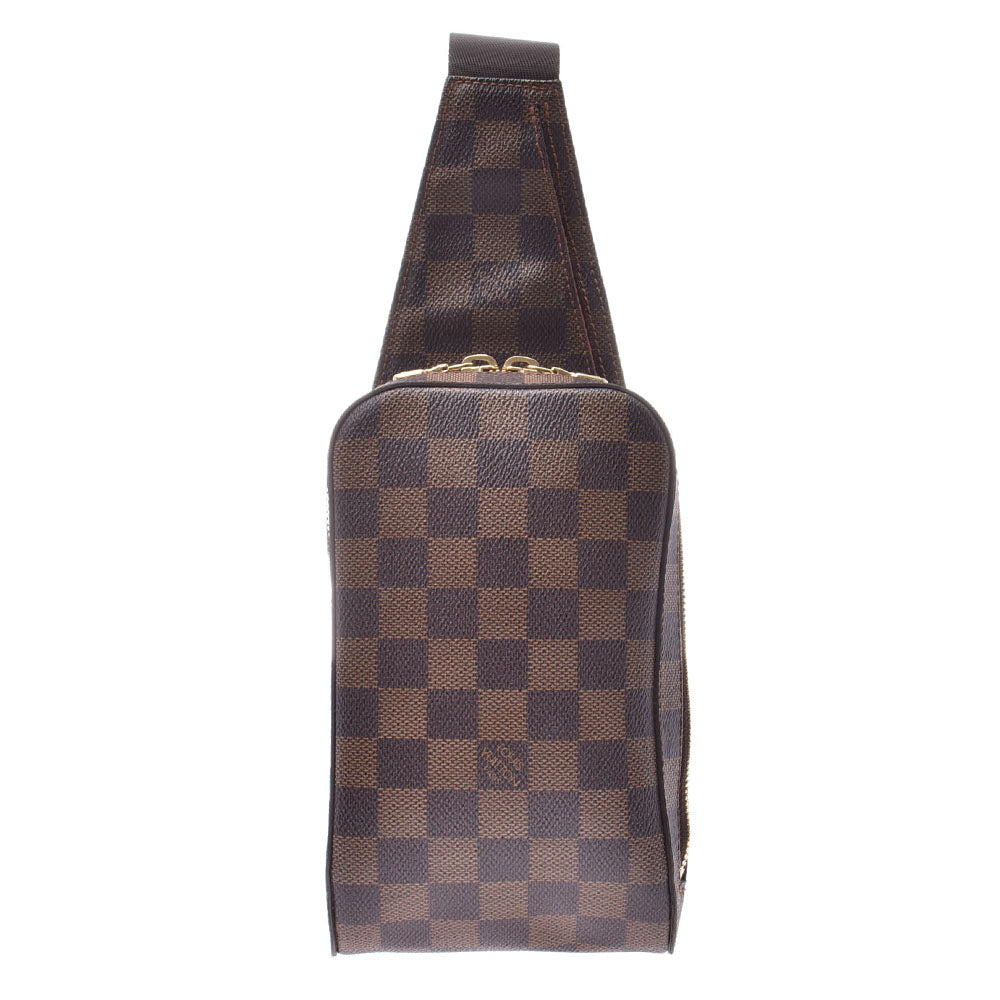 LOUIS VUITTON ルイヴィトン ダミエ ジェロニモス ボディバッグ ブラウン N51994 ユニセックス ダミエキャンバス ショルダーバッグ ABランク 中古 