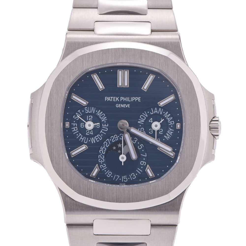 【2021年7月未使用】PATEK PHILIPPE パテックフィリップ ノーチラス パーペチュアルカレンダー 5740/1G-001 WG 時計 自動巻き ブルー文字盤 未使用 