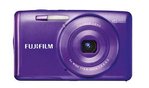 FUJIFILM デジタルカメラ FinePix JX700 光学5倍 パープル F FX-JX700PU【中古品】