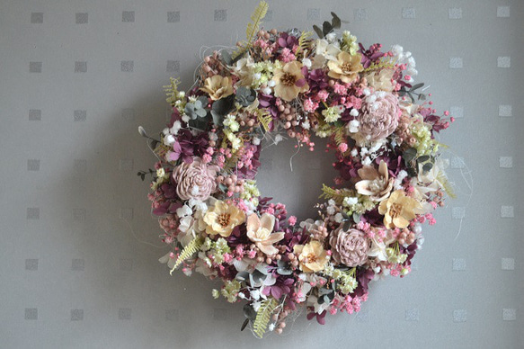 【敬老の日にも】彩りの秋wreath