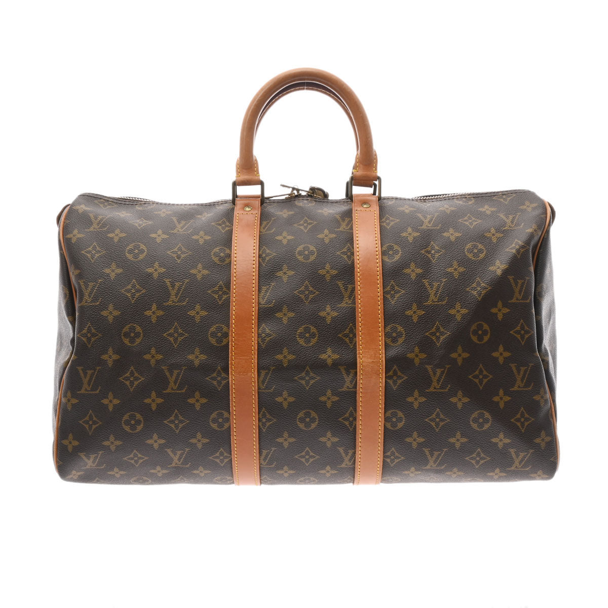 LOUIS VUITTON ルイヴィトン モノグラム キーポル45 ブラウン M41428 ユニセックス モノグラムキャンバス ボストンバッグ Bランク 中古 