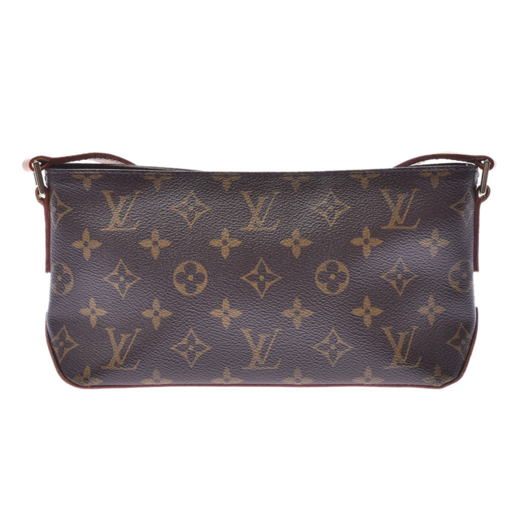 LOUIS VUITTON ルイヴィトン モノグラム トロター ブラウン M51240 レディース ショルダーバッグ ABランク 中古 