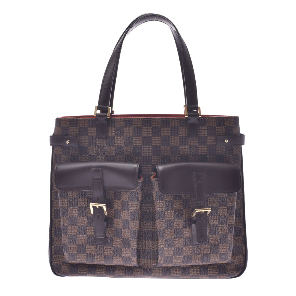 LOUIS VUITTON ルイヴィトン ダミエ ユゼス ブラウン N51128 ユニセックス ダミエキャンバス トートバッグ Aランク 中古 