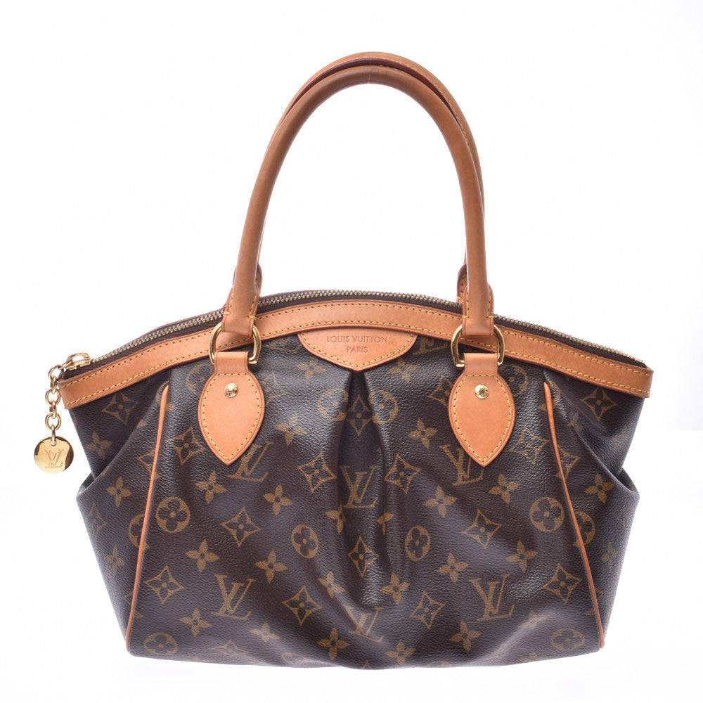 LOUIS VUITTON ルイヴィトン モノグラム ティボリPM ブラウン M40143 レディース モノグラムキャンバス ハンドバッグ Bランク 中古 