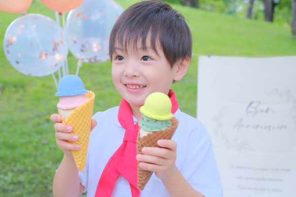 《2ヶ月待ち》おもちゃのアイス屋さんごっこ　ショーケース付きVer