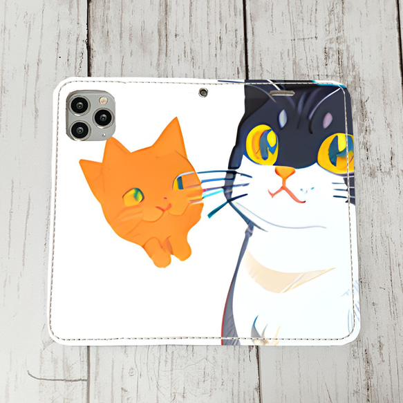 iphoneケース2-1-1 iphone 手帳 ねこ・猫・ネコ 箱2 かわいい アイフォン iface