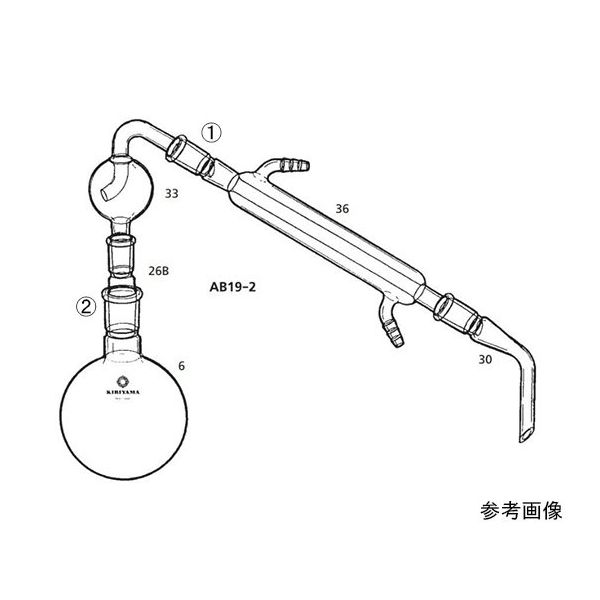 桐山製作所 キュルダールの蒸留装置 AB19-2