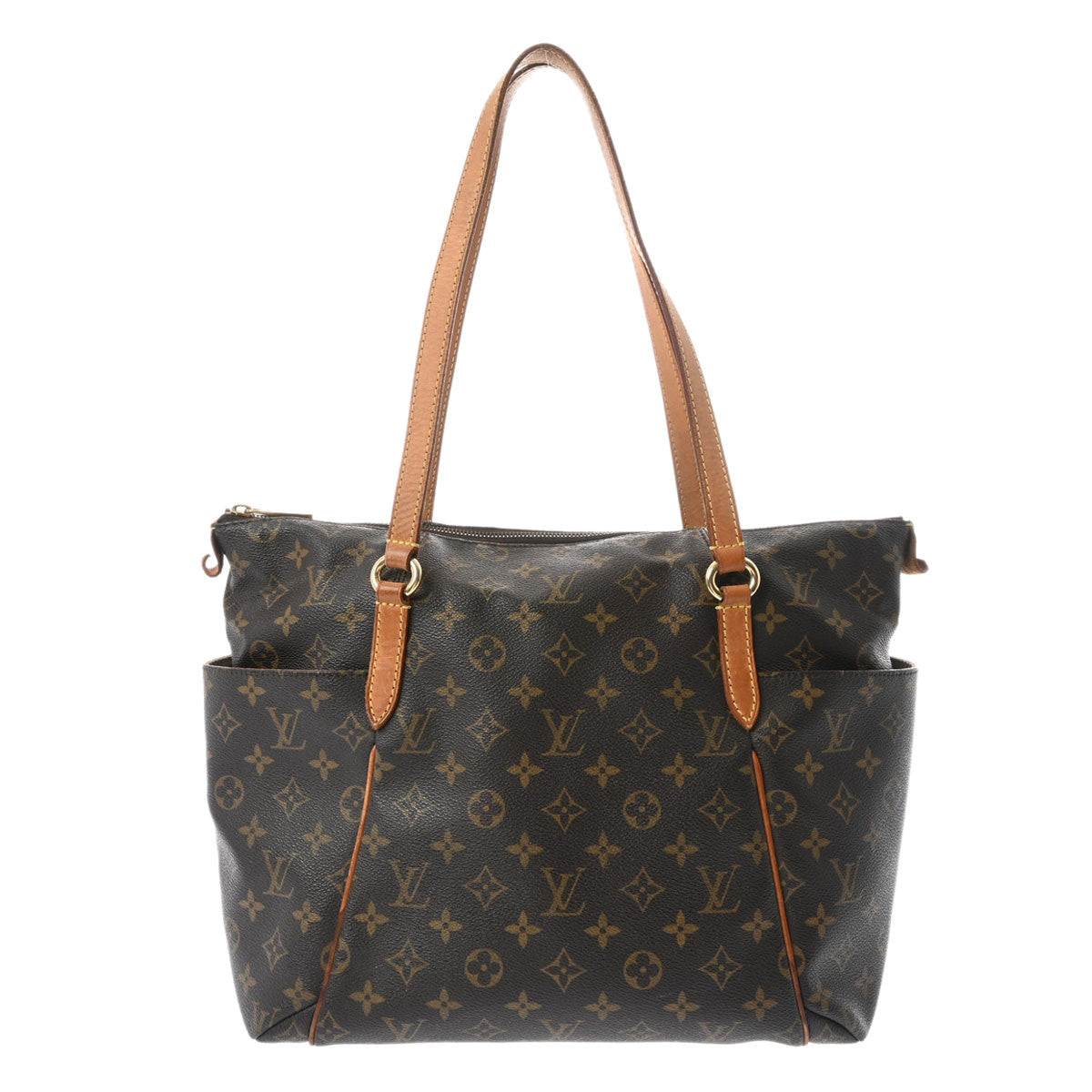 LOUIS VUITTON ルイヴィトン モノグラム トータリーMM  ブラウン M56689 レディース モノグラムキャンバス トートバッグ Bランク 中古 