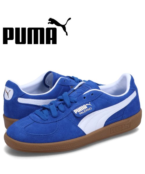 PUMA プーマ スニーカー パレルモ メンズ PALERMO ブルー 396463－07