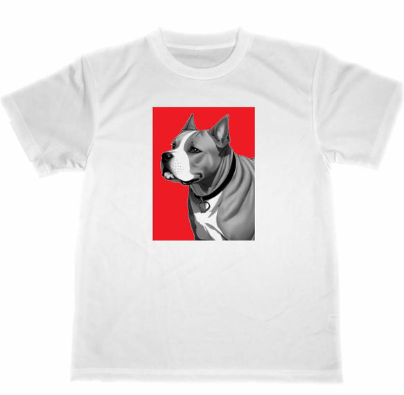 ピットブル　ドライ　Tシャツ　２　犬　ペット　グッズ　Pitbull Dog Dry T-shirt