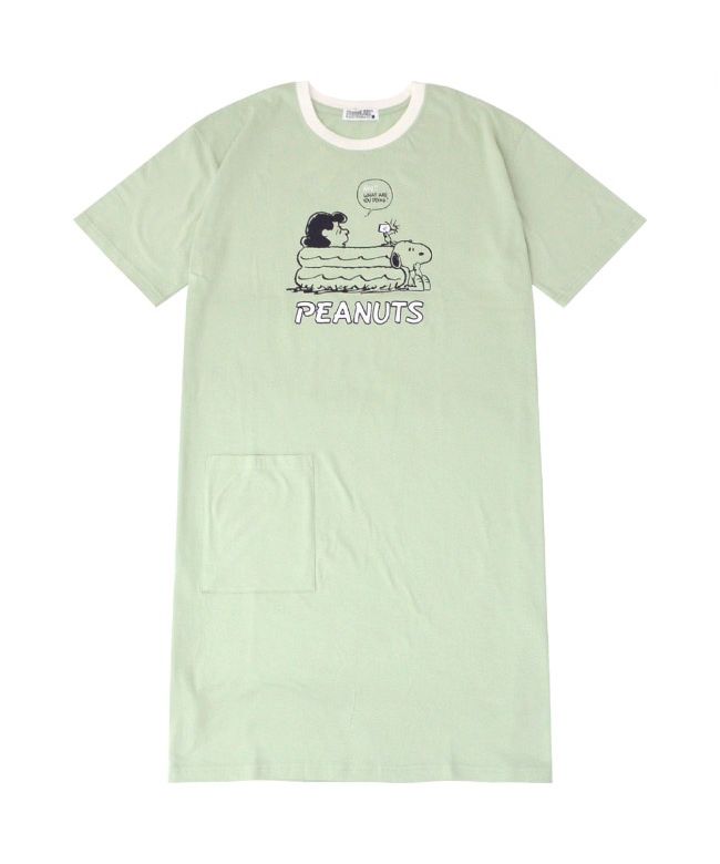 ピーナッツ/スヌーピー サマー 柄 半袖 BIG Tシャツ 春夏秋 PEANUTS SNOOPY