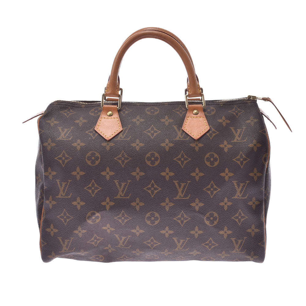 LOUIS VUITTON ルイヴィトン モノグラム スピーディ30 USA製 ブラウン M41526 ユニセックス モノグラムキャンバス ハンドバッグ Bランク 中古 