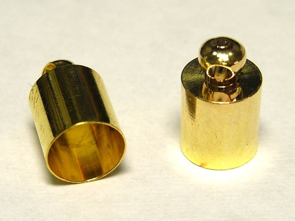 カツラカン 約10×6mm 内径約5.5mm ゴールド【20個セット】6001198