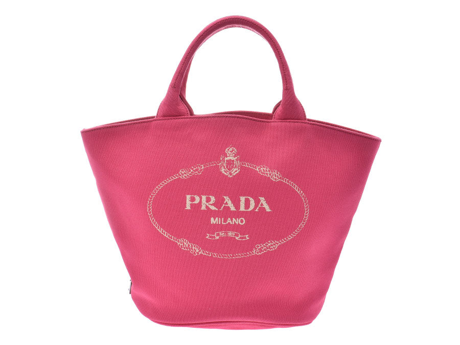 プラダ 2WAYハンドバッグ ペオニア 1BG186 レディース キャンバス Aランク 美品 PRADA ストラップ ギャラ ポーチ 中古 